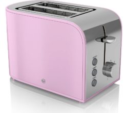SWAN Retro ST17020PN 2-Slice Toaster - Pink